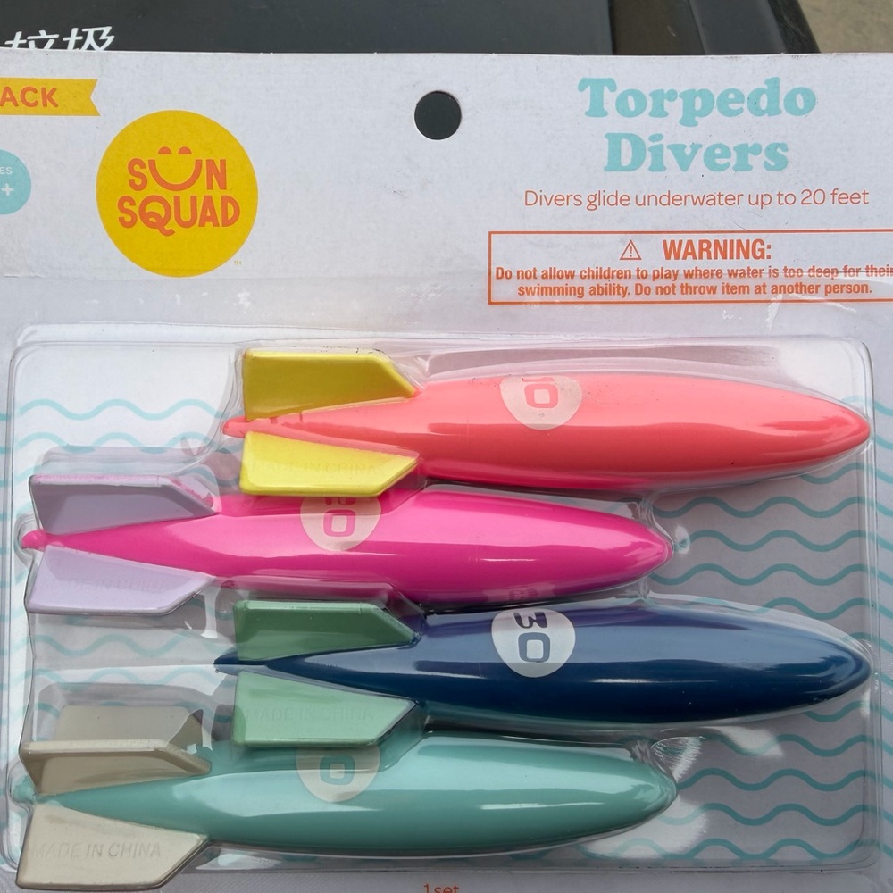 Target Sun Squad Torpedo Divers - Pink, Blue, Green, Yellow